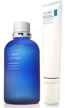 【かんたんお得な2STEP】C-マックスローション100ml&薬用カルムズホワイト25ｇ【定期コース・20日間返金保証あり】